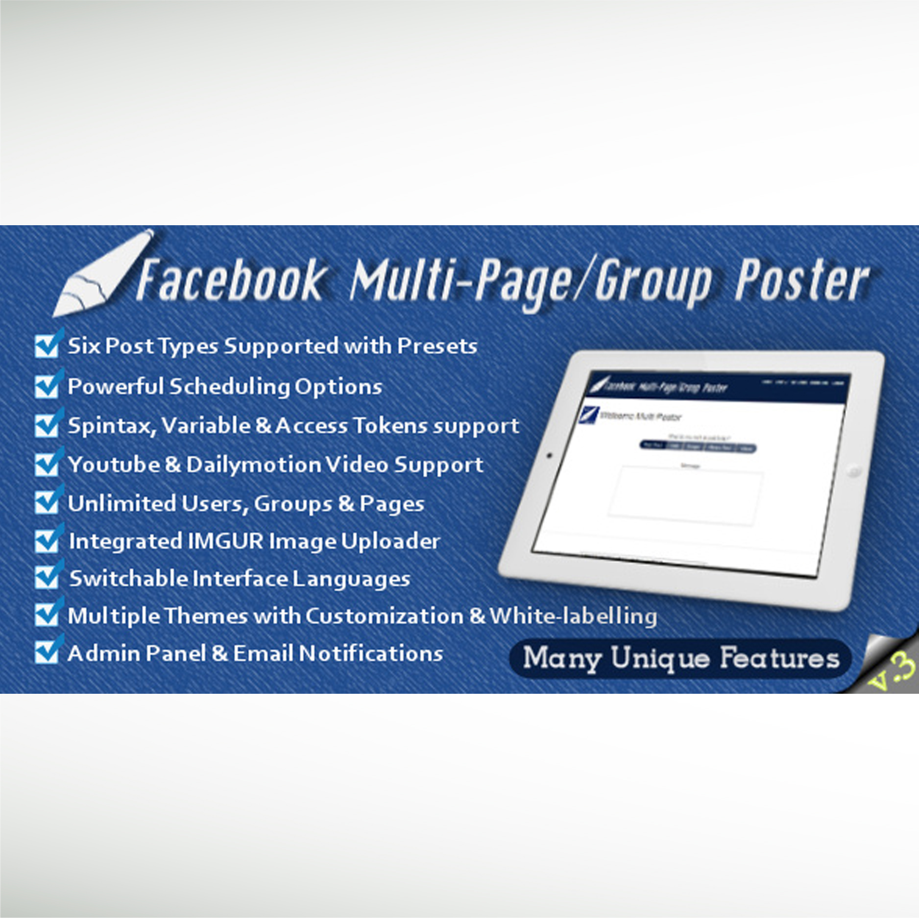 Facebook Multi Page - Group Poster 