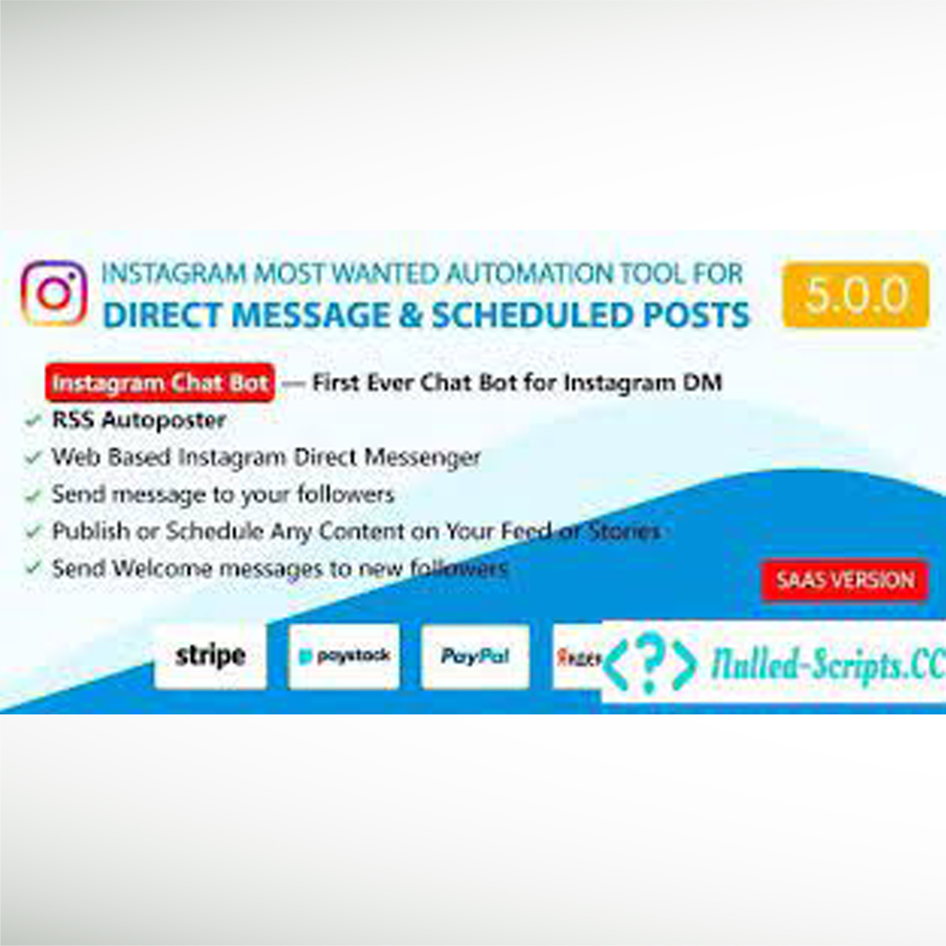 DM Pilot Instagram Chat Bot, Web Direct Messenger & Scheduled Posts 