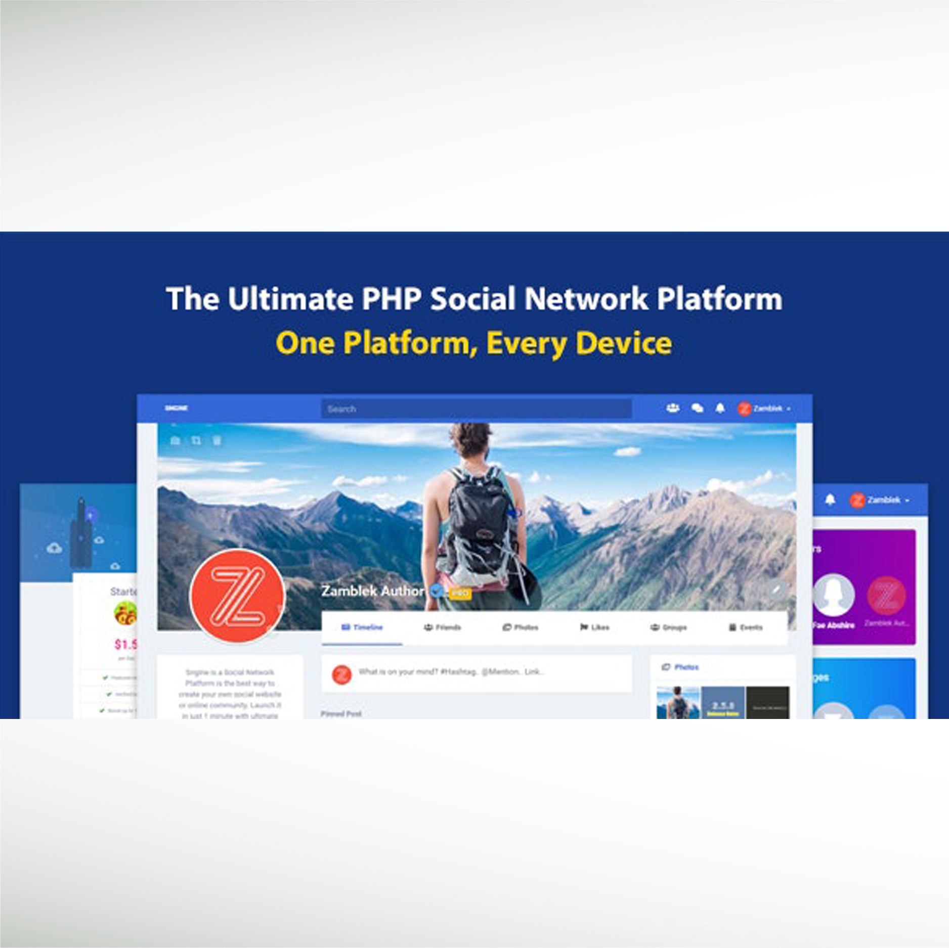 Sngine The Ultimate PHP Social Network